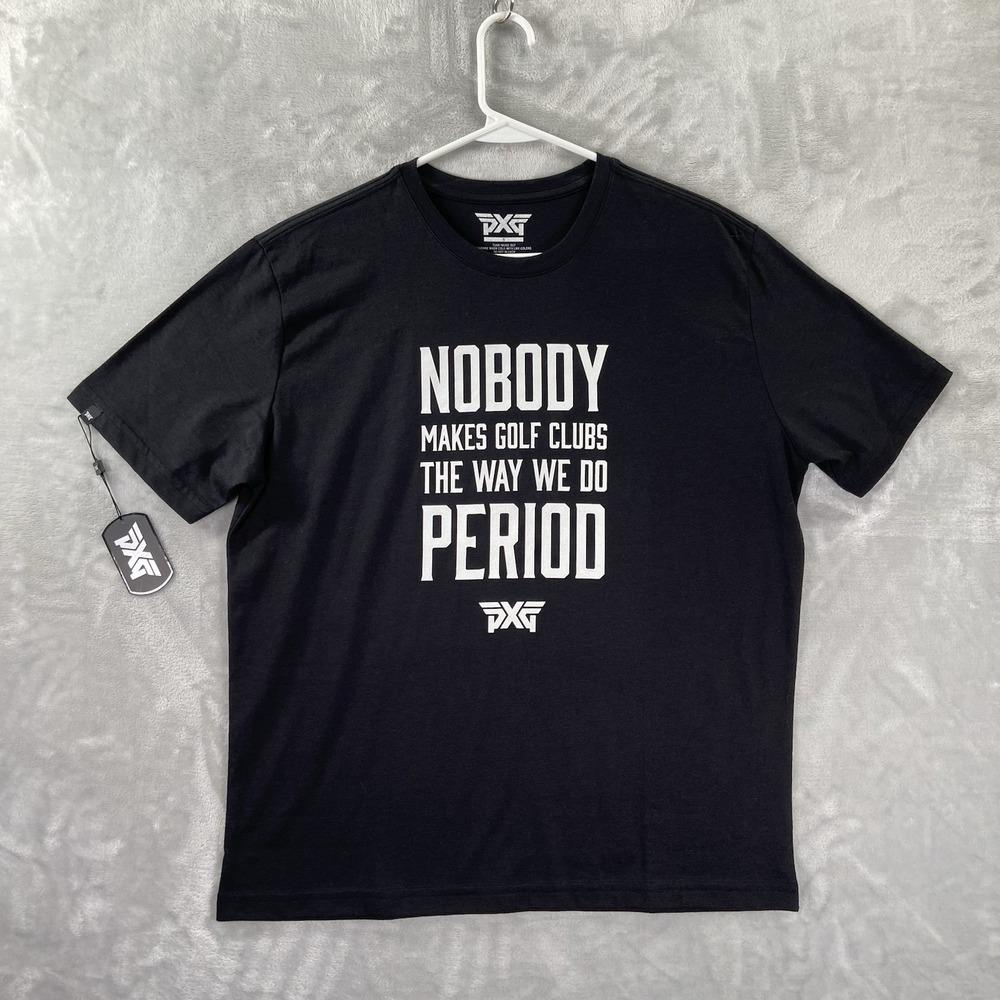 PXG Parsons Xtreme Golf T-Shirt men's Small Graphic Tee Nobody Period Crew Neck